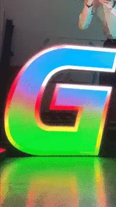 Frameless Silicone Edge Fabric Display