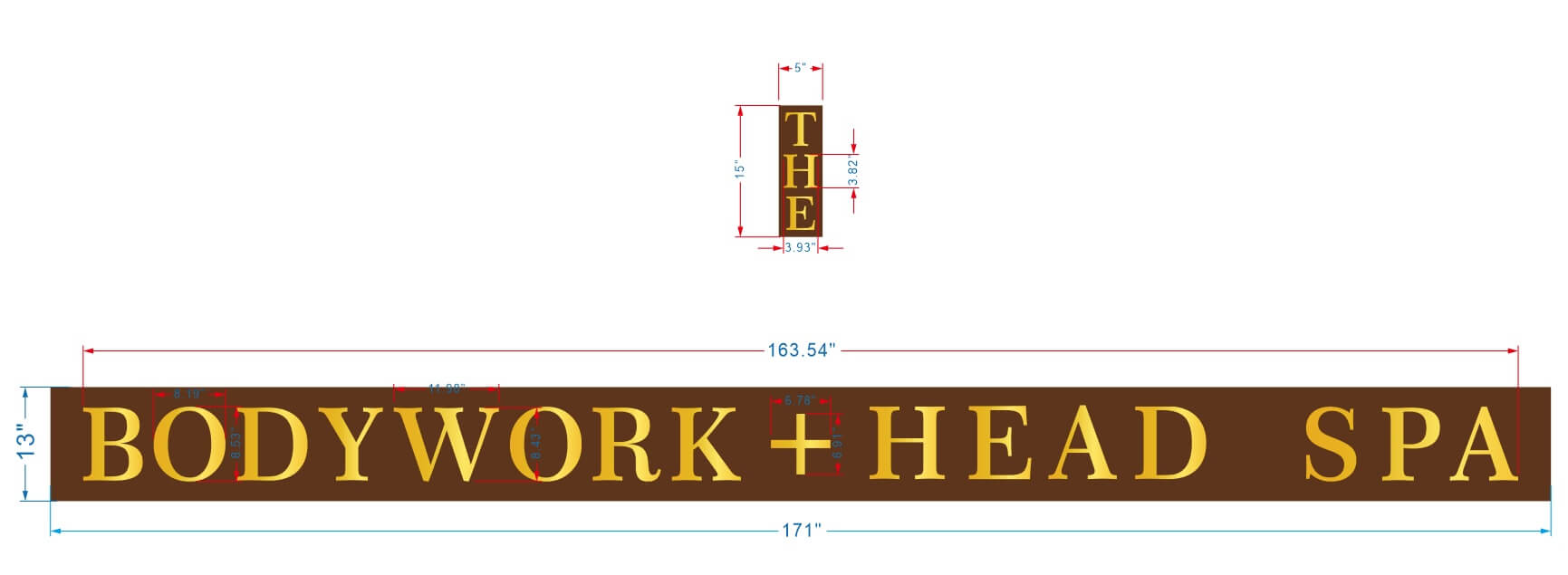 Custom illuminated sign LED assembly at EndPoint Sign's Guangzhou plant