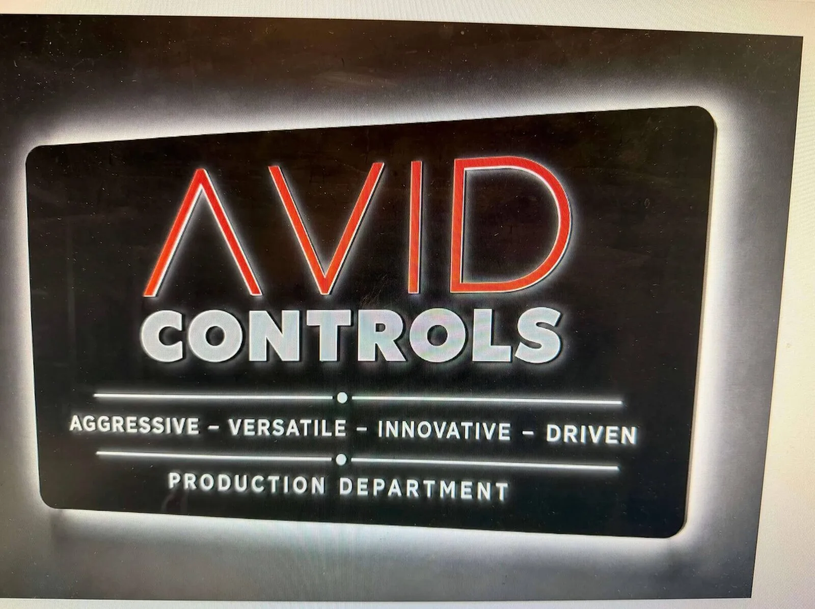 Custom channel letters and backlit sign for Avid Controls in Waller, Texas