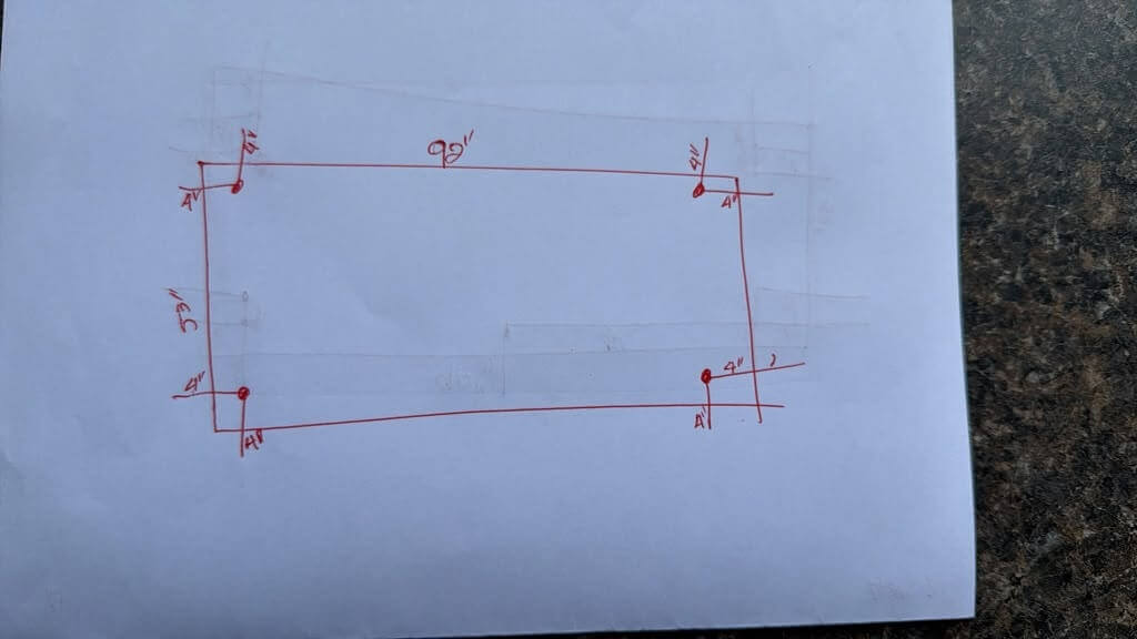 Backlit channel letters CAD mounting blueprint at EndPoint Sign's Guangzhou plant