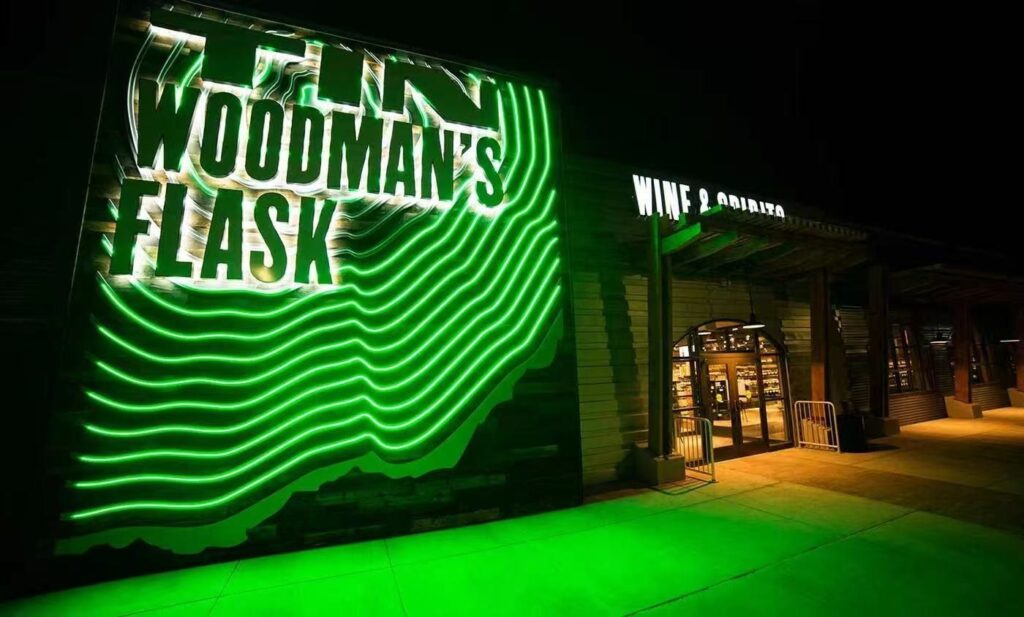 Neon Wild West storefront LED neon sign