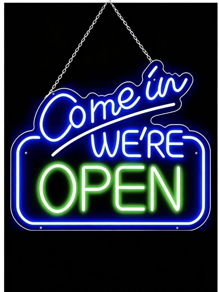 Come In Were Open LED neon open sign
