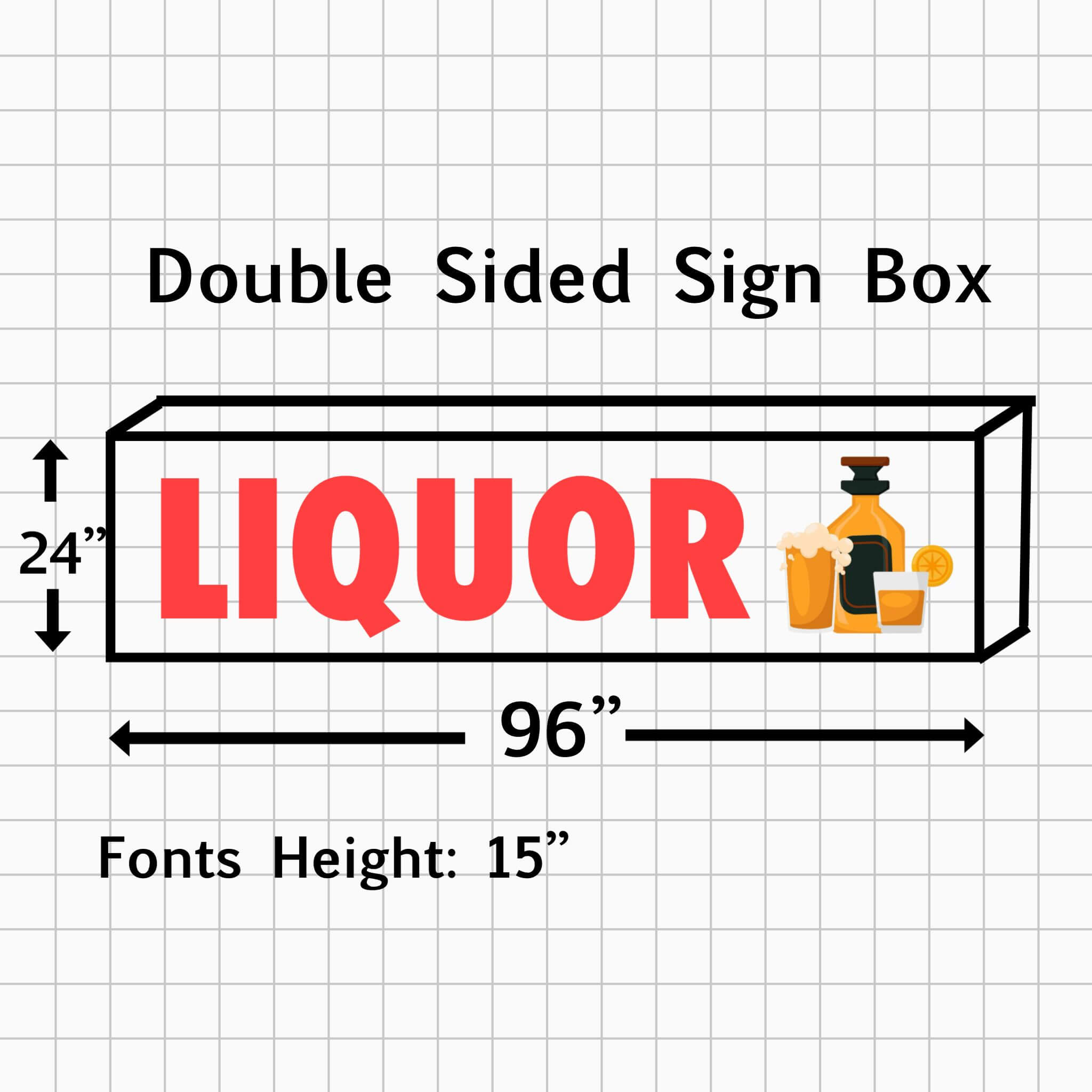 Initial 96-inch double-sided custom dynamic RGB sign box built at EndPoint Sign's Guangzhou plant